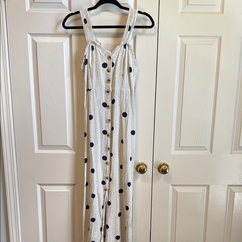 Sincerely Jules Black and White Halter Maxi Sundress